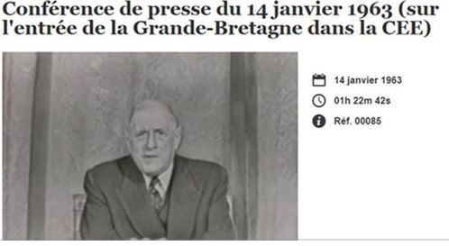 L’INGHILTERRA LASCIA L’EUROPA. IL GENERAL DE GAULLE LO AVEVA PREVISTO CON 60 ANNI DI ANTICIPO di G.Muti