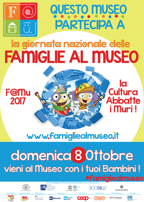 Caccia al tesoro nascosto del Museo di Rio nell'Elba
Domenica 8 Ottobre in occasione della Giornata nazionale delle Famiglie al Museo, “La cultura abbatte i muri”